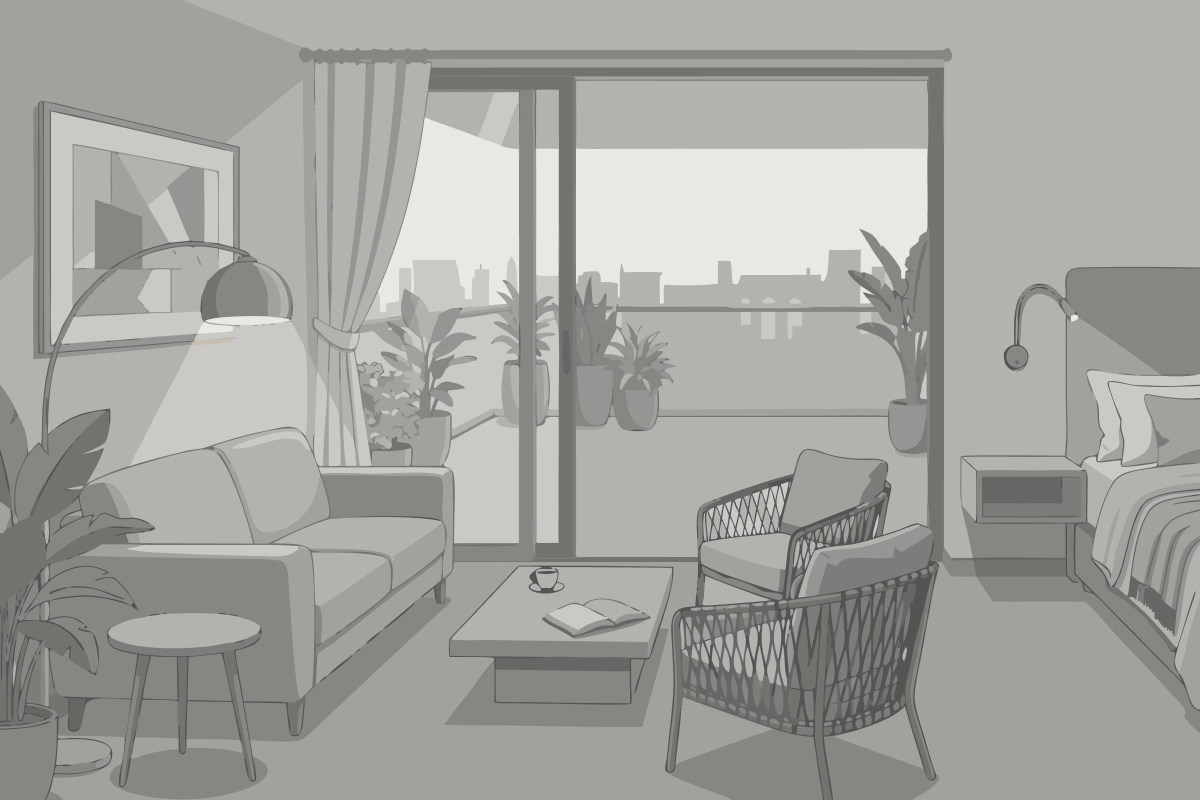 Habitación Individual con vistas a la montaña